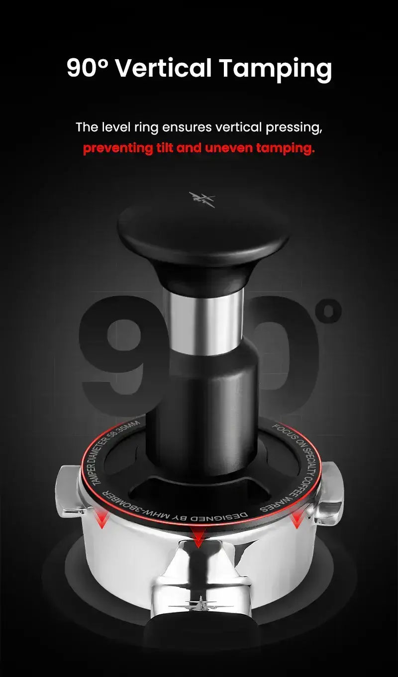MHW-3BOMBER Knight - Impact Tamper - Thread 58.35mm SİLVER