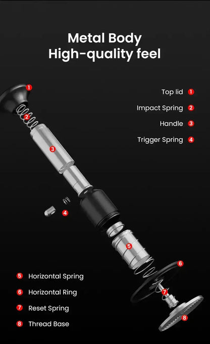 MHW-3BOMBER Knight - Impact Tamper - Thread 58.35mm SİLVER