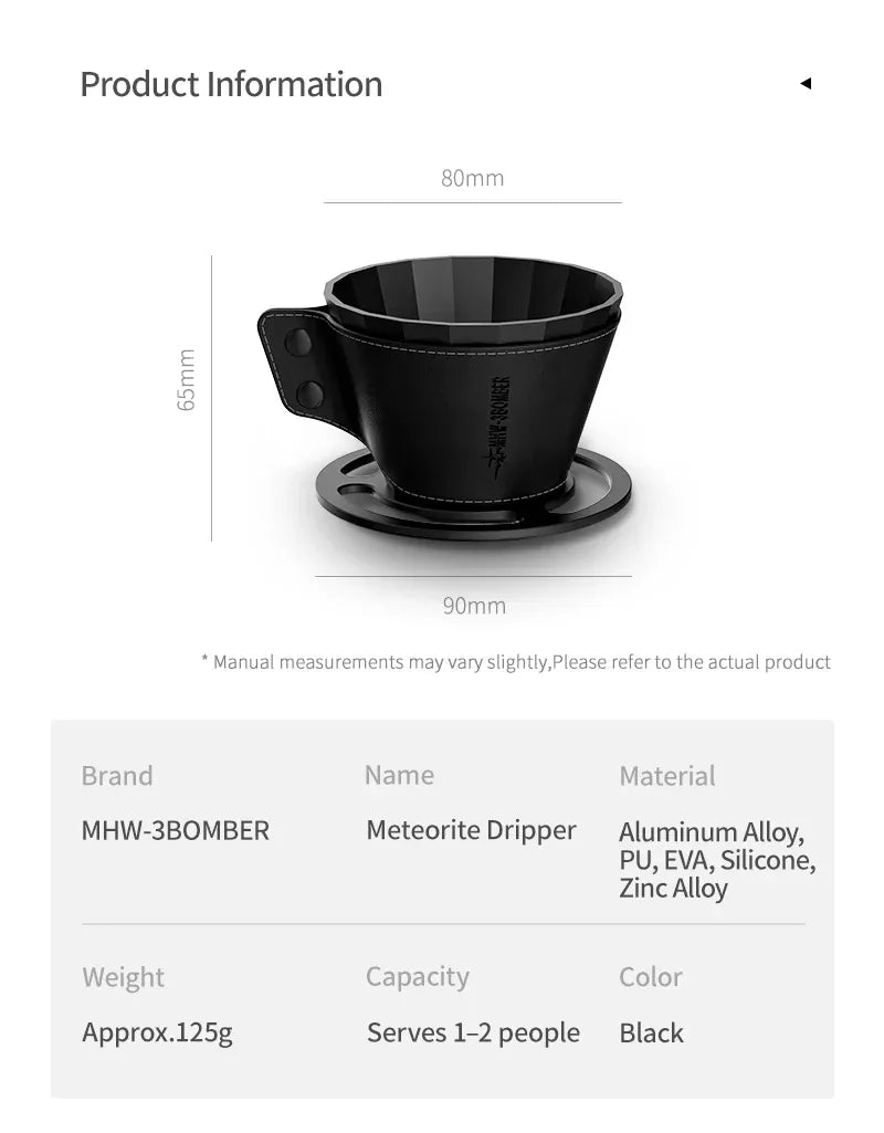 MHW-3BOMBER Meteorite Dripper