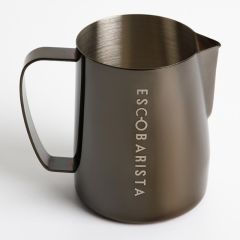 Escobarista Barista Space Süt Potu - Titanyum Siyah