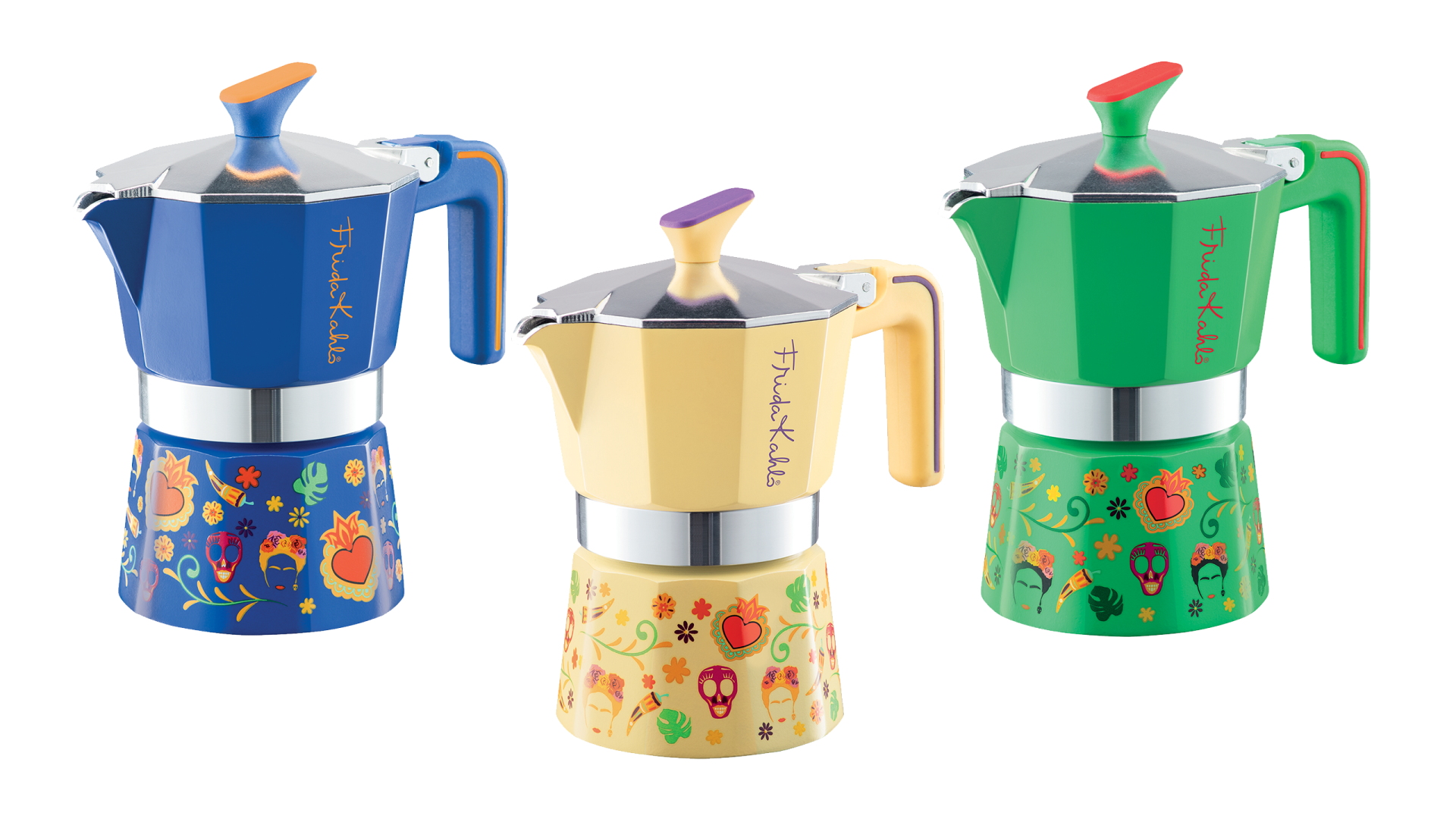 Pedrini Frida Kahlo - 3 Cup Moka Pot