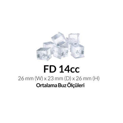 Icetech FD-150 - Küp Buz Maki̇nesi̇, Haznesi̇z