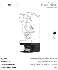 Puqpress M6 - Otomatik Tamper Beyaz