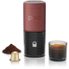 Wacaco Pixapresso Kırmızı- Şarj Edilebilir Pilli Taşınabilir Espresso Makinesi